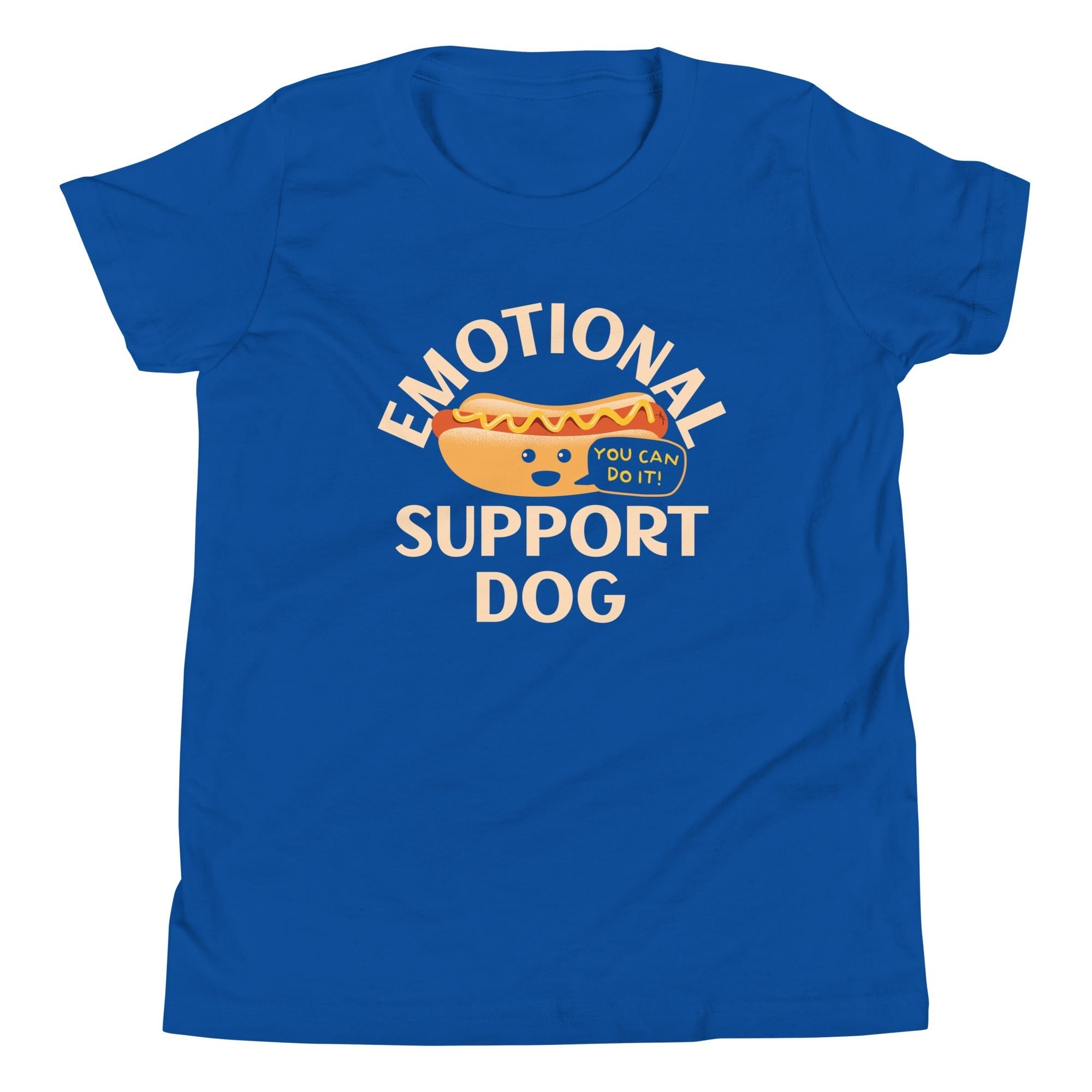 Emotional Support Dog Kid's Youth Tee Hoodie, Sweatshirt | CoreVibeTees.com (Image 4)