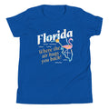 Florida Where The Air Hugs You Back Kid's Youth Tee