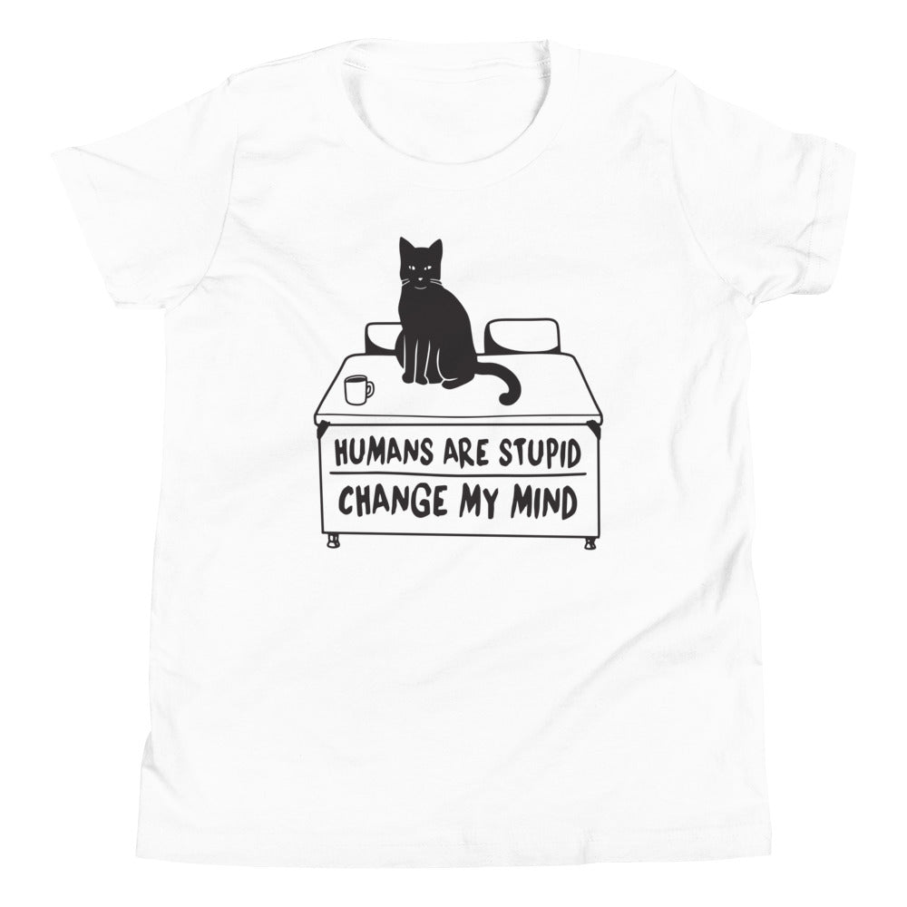 Humans Are Stupid Kid's Youth Tee Hoodie, Sweatshirt | CoreVibeTees.com (Image 1)