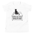 Humans Are Stupid Kid's Youth Tee Hoodie, Sweatshirt | CoreVibeTees.com (Image 1)