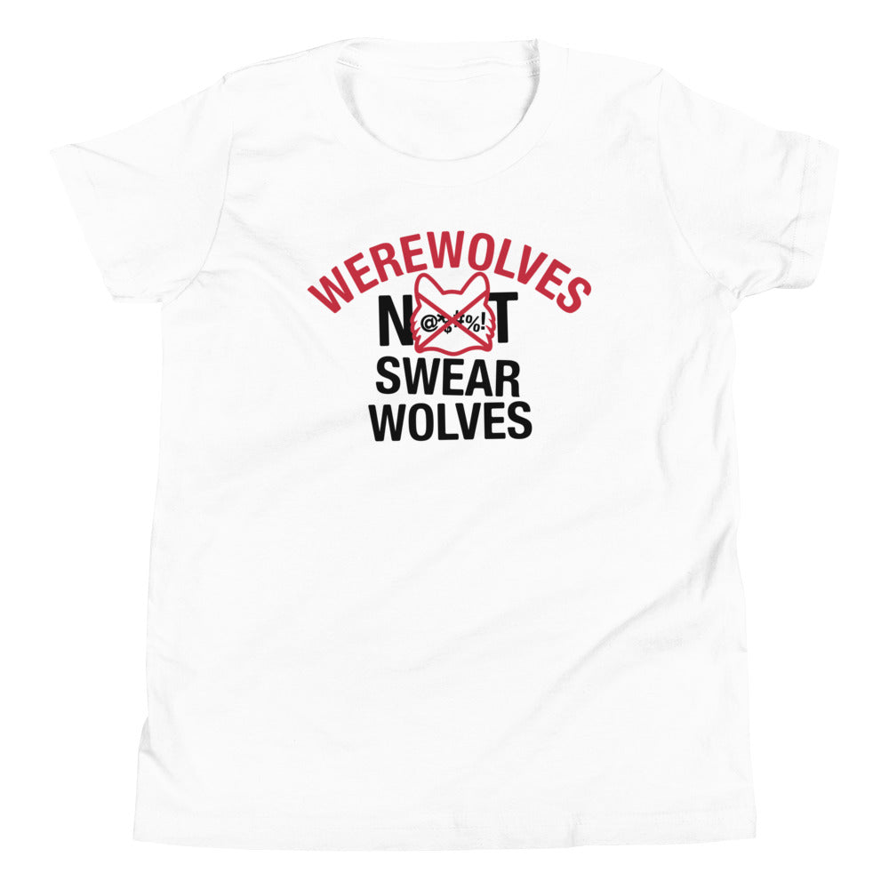 Werewolves Not Swearwolves Kid's Youth Tee Hoodie, Sweatshirt | CoreVibeTees.com (Image 3)