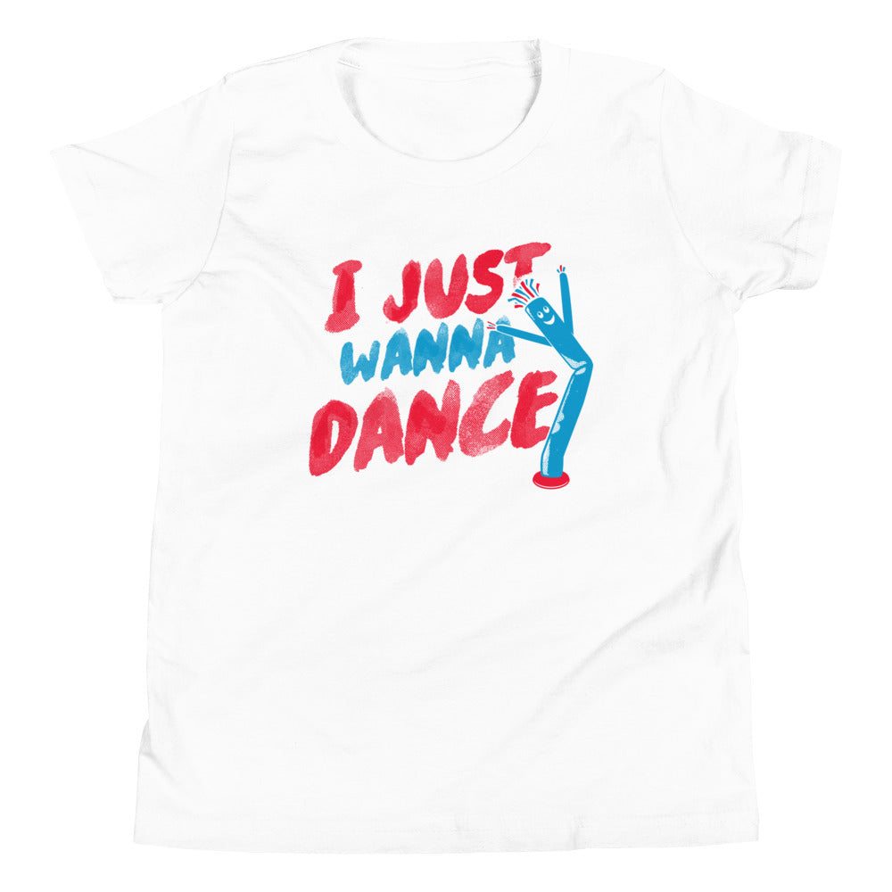 I Just Wanna Dance Kid's Youth Tee Hoodie, Sweatshirt | CoreVibeTees.com (Image 1)