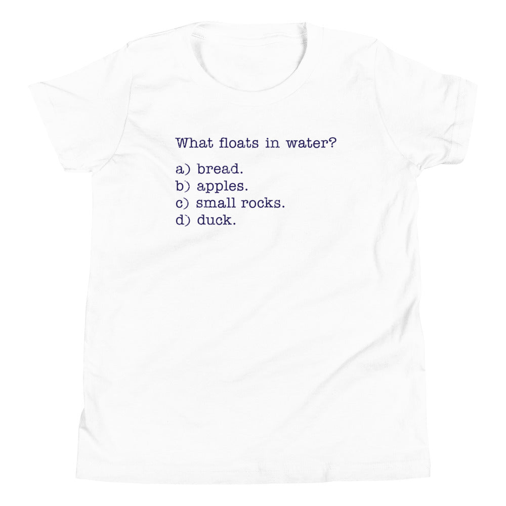 What Floats In Water? Kid's Youth Tee Hoodie, Sweatshirt | CoreVibeTees.com (Image 4)