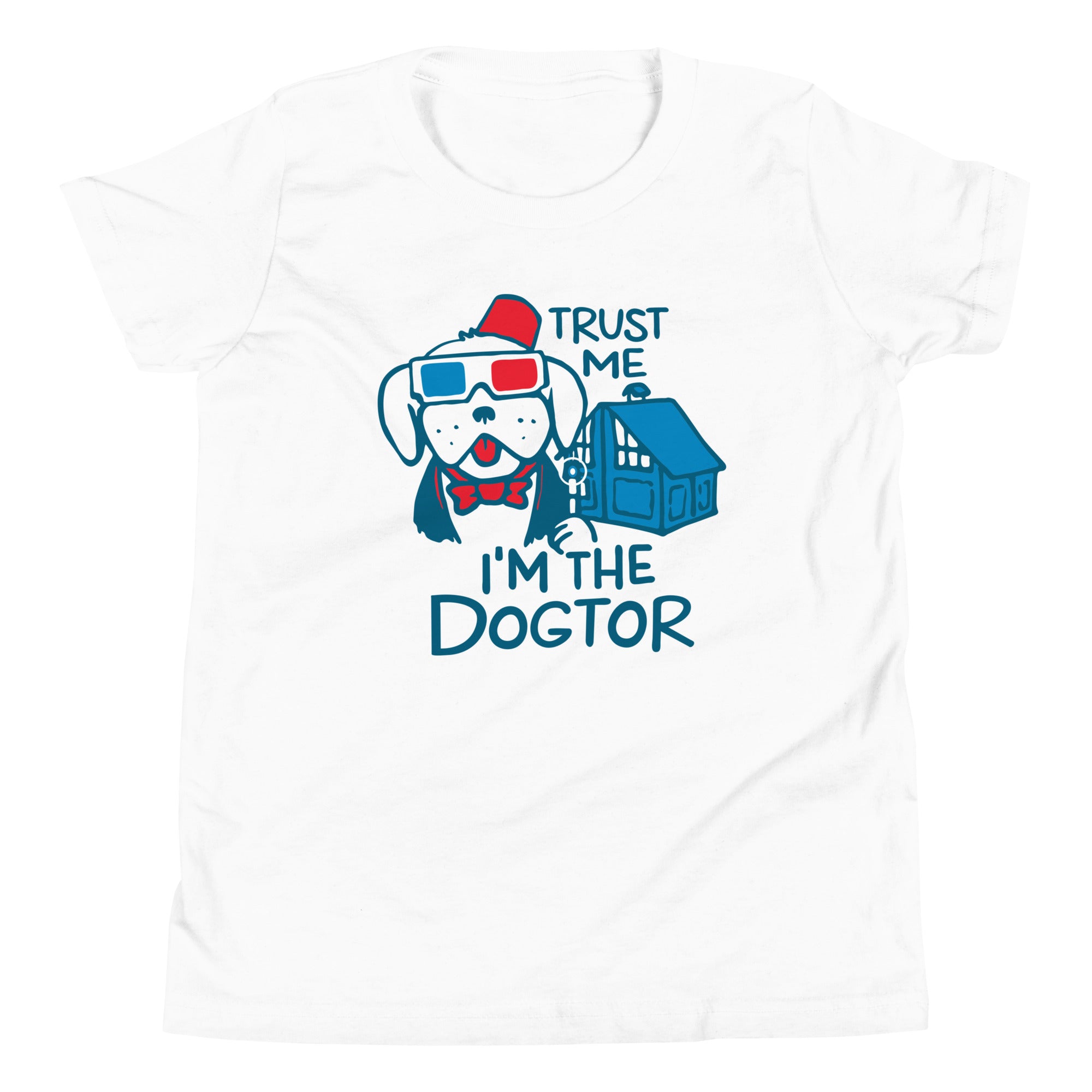 Trust Me, I'm The Dogtor Kid's Youth Tee Hoodie, Sweatshirt | CoreVibeTees.com (Image 3)