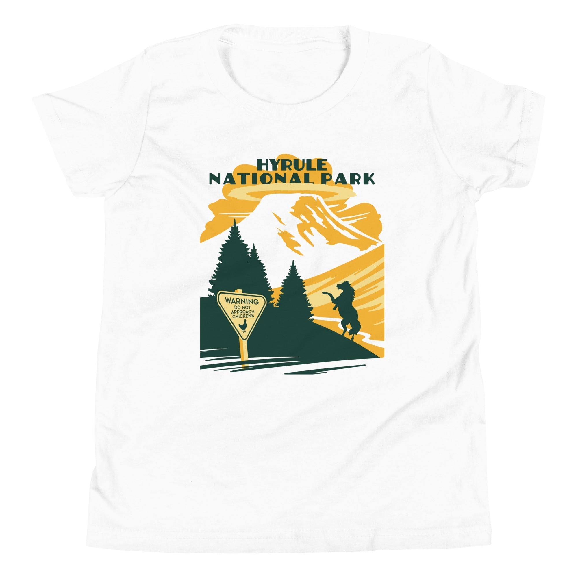 Hyrule National Park Kid's Youth Tee Hoodie, Sweatshirt | CoreVibeTees.com (Image 4)