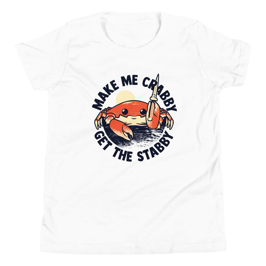 Make Me Crabby Get The Stabby Kid's Youth Tee Hoodie, Sweatshirt | CoreVibeTees.com (Image 5)