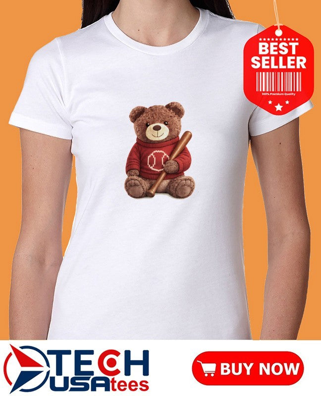 Teddy Bear Cincinnati Baseball shirt