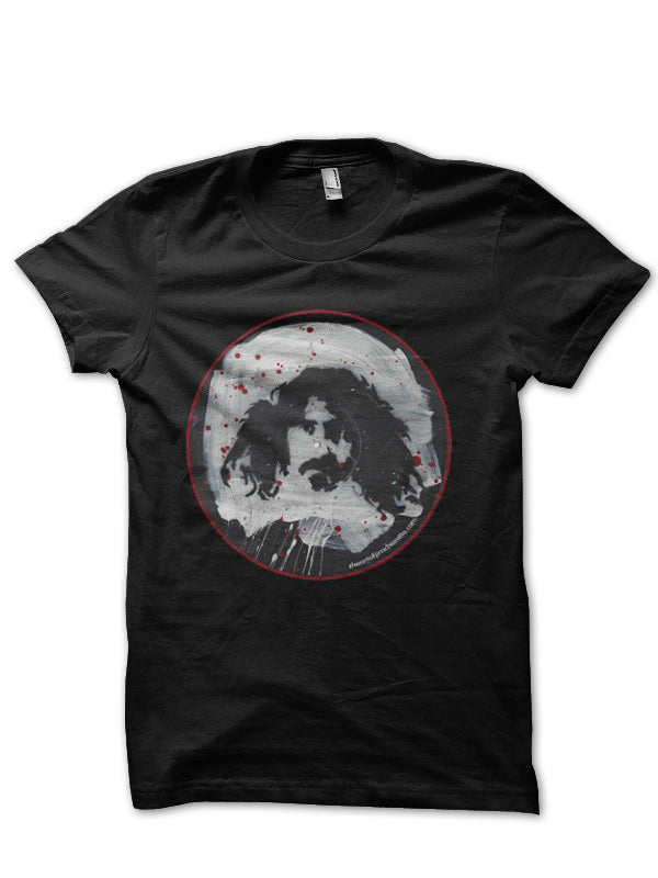 Frank Zappa Half Sleeve Black T-Shirt Hoodie, Sweatshirt | CoreVibeTees.com