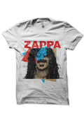 Frank Zappa Half Sleeve White T-Shirt Hoodie, Sweatshirt | CoreVibeTees.com