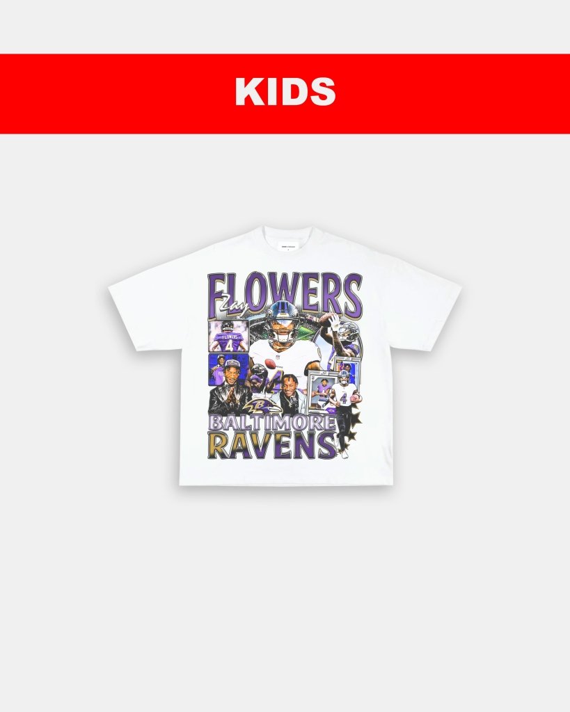 ZAY FLOWERS - KIDS TEE Hoodie, Sweatshirt | CoreVibeTees.com (Image 2)