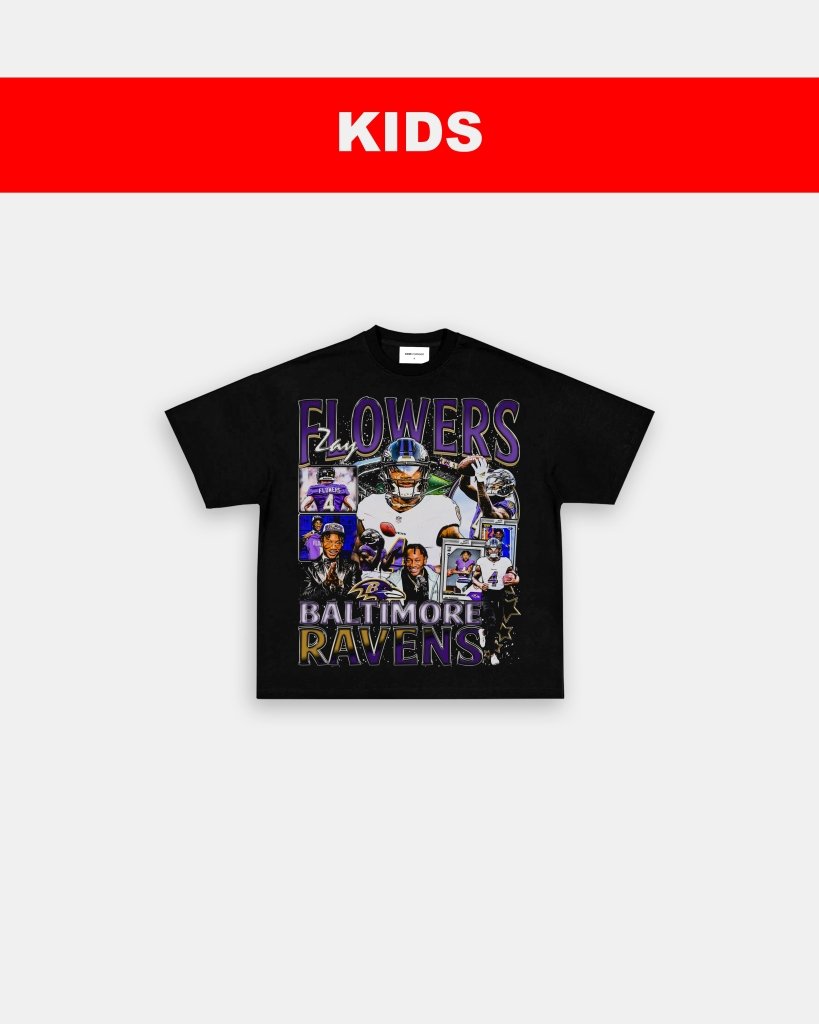 ZAY FLOWERS - KIDS TEE Hoodie, Sweatshirt | CoreVibeTees.com (Image 3)