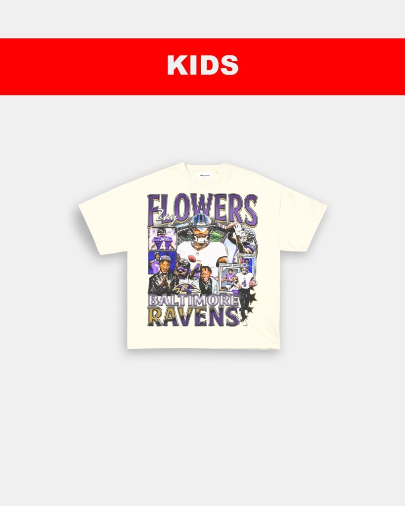 ZAY FLOWERS - KIDS TEE Hoodie, Sweatshirt | CoreVibeTees.com (Image 4)