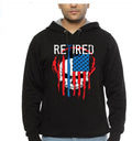 RETIRED POLICE Black Hoodie T-Shirts, Sweatshirt | CoreVibeTees.com