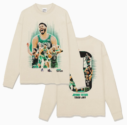 Jayson Tatum Sweatshirt NBA 2024 Style006 T-Shirts, Hoodie | CoreVibeTees.com (Image 2)