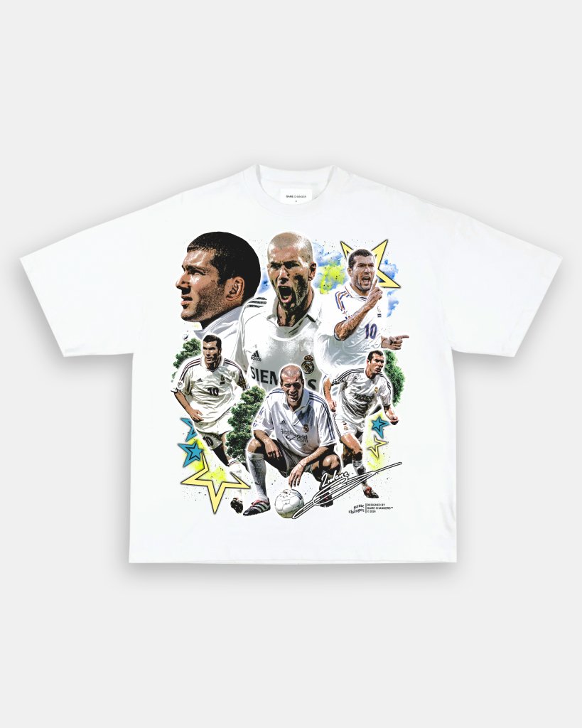 ZINEDINE ZIDANE TEE Hoodie, Sweatshirt | CoreVibeTees.com (Image 1)