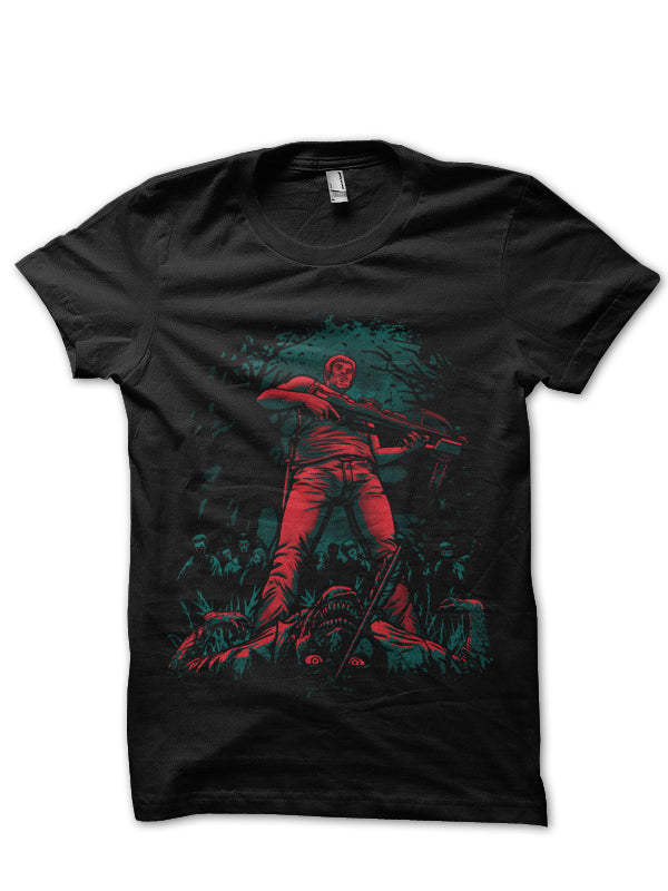 Zombie Black Tee Hoodie, Sweatshirt | CoreVibeTees.com