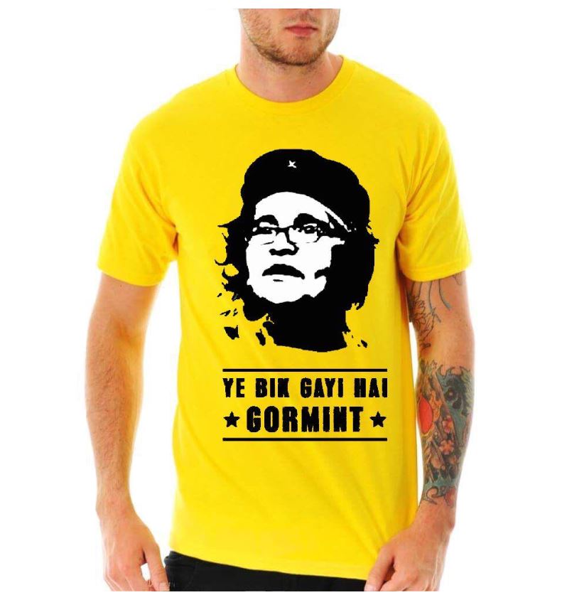 Ye Bik Gayi Hai Gormint Yellow Half Sleeve T-Shirt Hoodie, Sweatshirt | CoreVibeTees.com